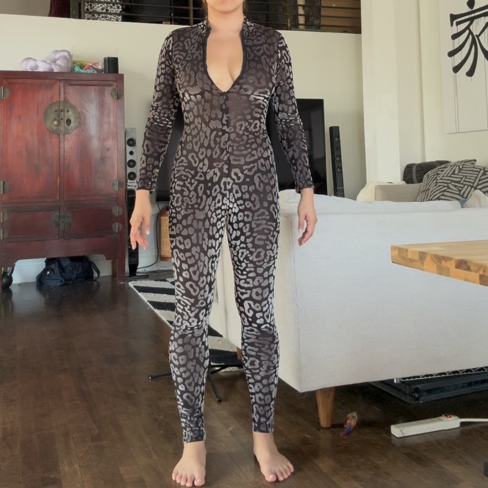 Leopard Print Bodysuit